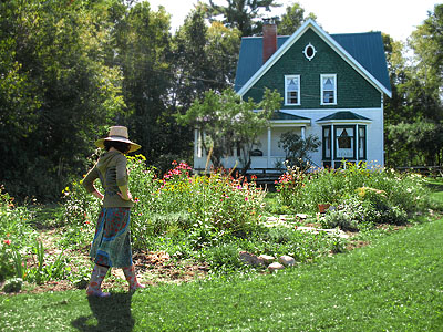 august in the garden