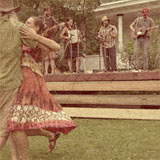 Dance around the haywagon stage